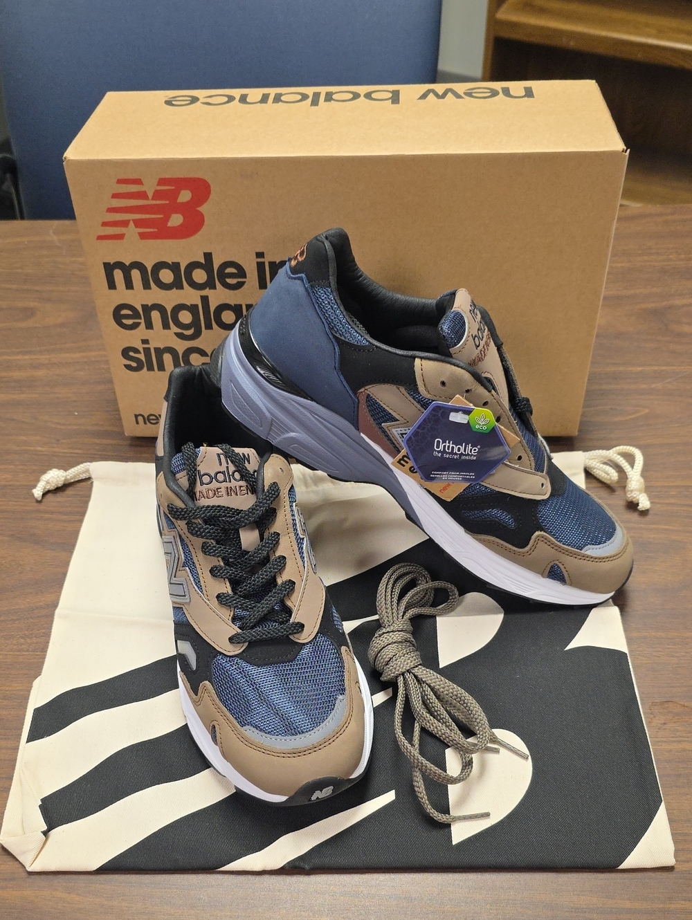 New Balance 920 MiUK Made In England "Reverse Pack" M920INV Brown Men's 10 NEW